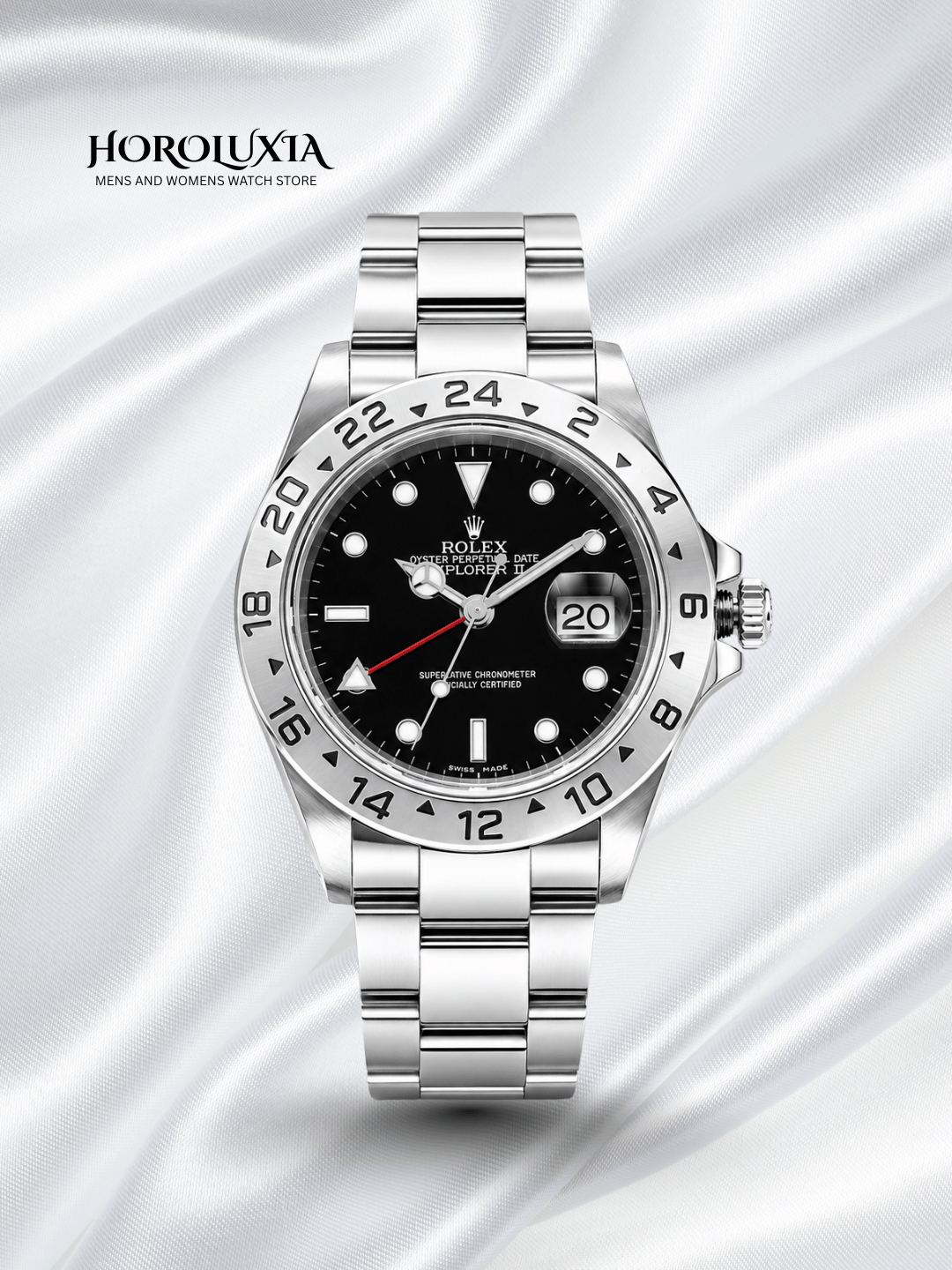 Rolex Explorer 16570 silver chromic edition