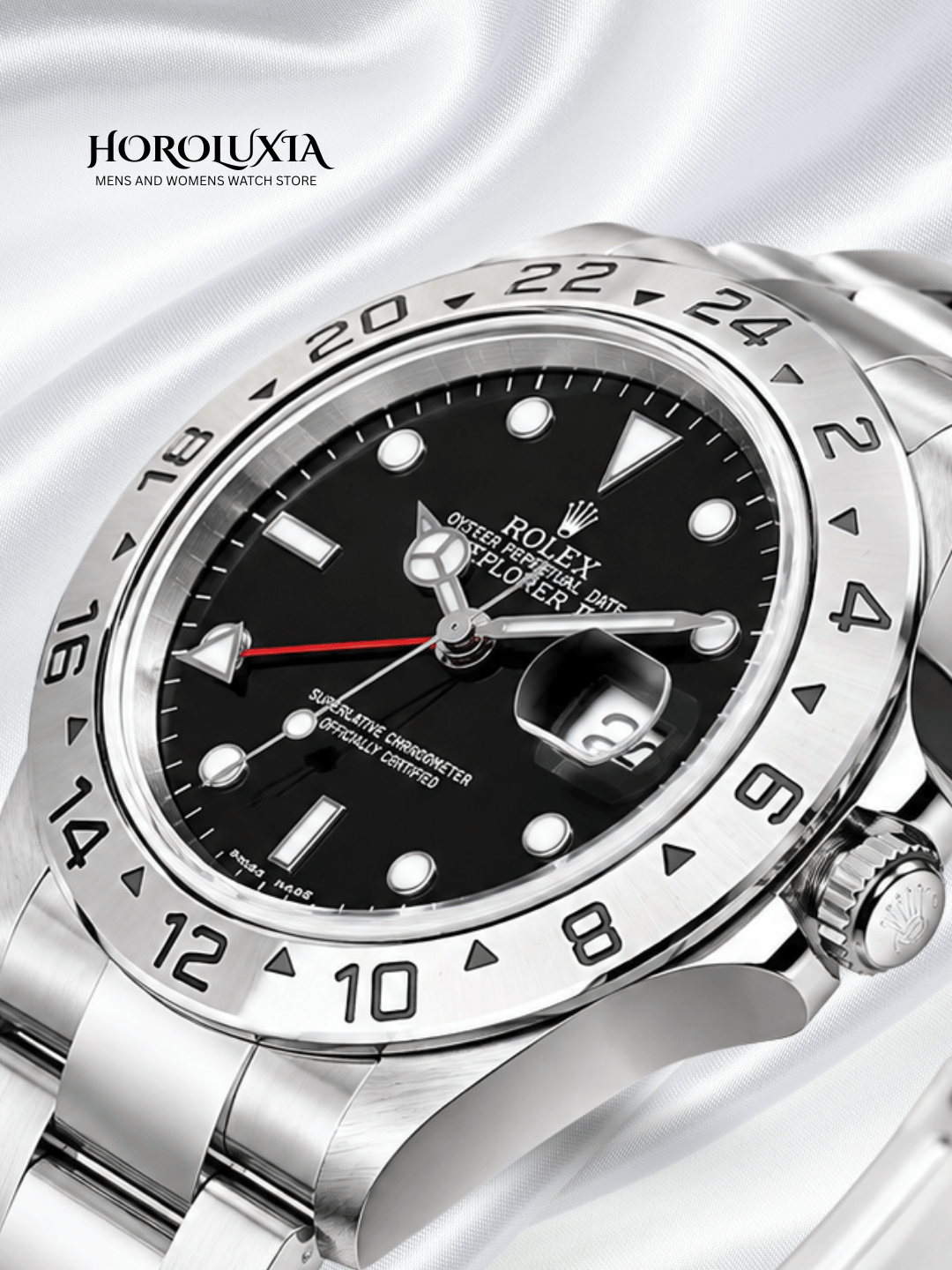 Rolex Explorer 16570 silver chromic edition