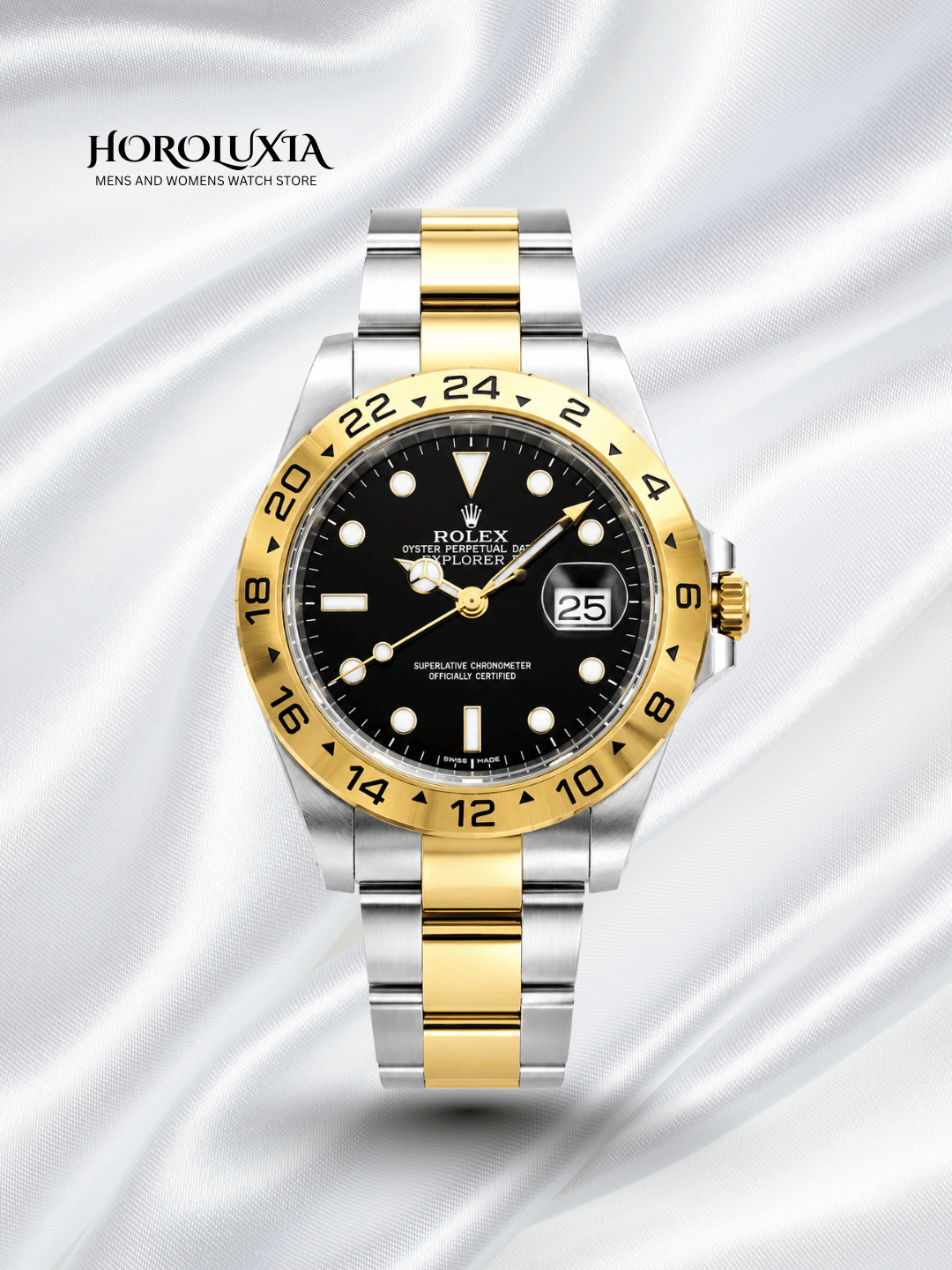 Rolex Explorer 16570 Gold silver chromic edition