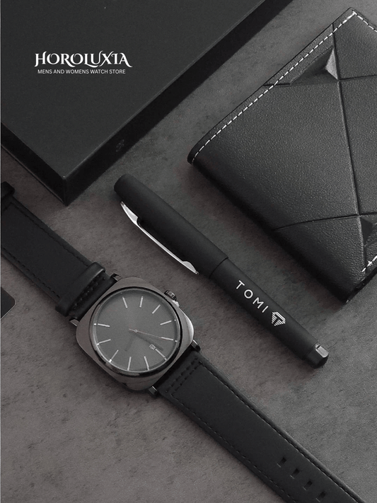 Tomi Gift Set (T804 Watch, Wallet, Pen )